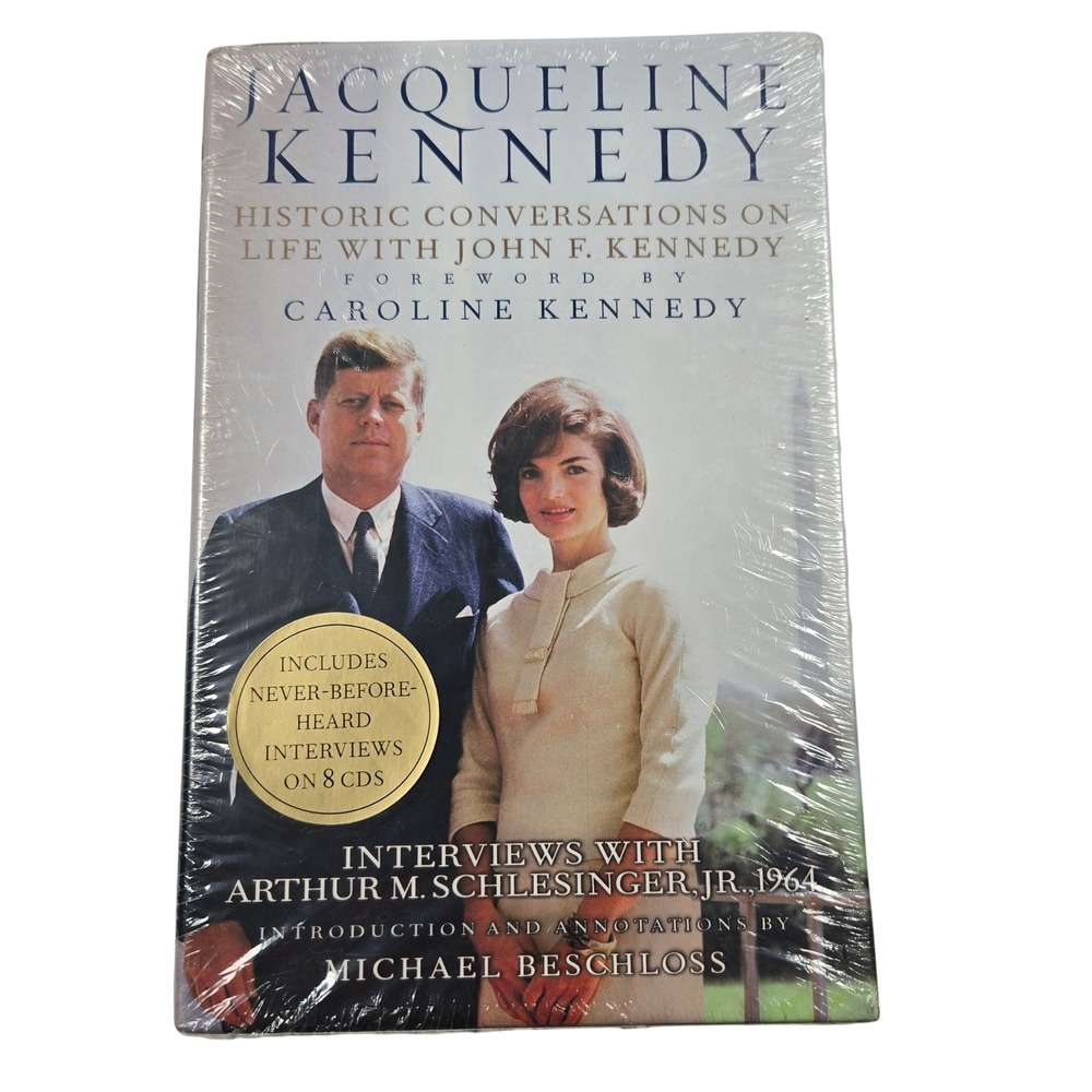 Jacqueline Kennedy Historic Conversations Life with JFK Book & 8 CD Set New